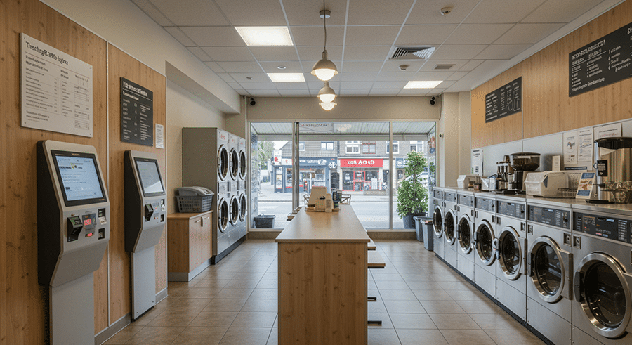 Laundromat, one of the best business to start in a small town
