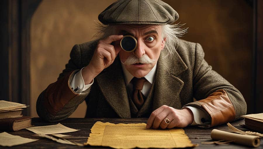 Man in tweed jacket seemingly asking - What business should I start in my town?